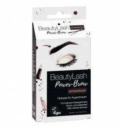 Vente flash 😉 PBI Kit De Teinture Sourcils Brun Foncé à Noir Foncé BeautyLash 😀