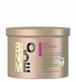 Acheter ✨ Masque Riche All Blondes BlondMe Schwarzkopf 🤩 -Schwarzkopf Shop masque riche all blondes blondme schwarzkopf 2